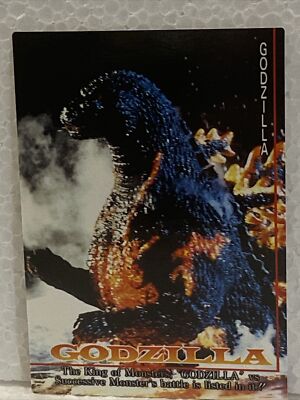 GODZILLA - Trading Card #94 - FIRE GODZILLA - 1995 Amada - RARE-image