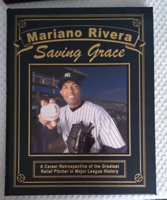 Easton Press Blue Leather Mariano Rivera Saving Grace Limited Edition VGC-image