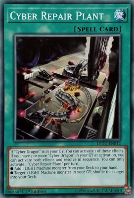 LEDD-ENB12 CYBER REPAIR PLANT COMMON 1ST EDITION YuGiOh CARD-image