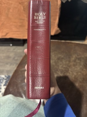 Oxford KJV Old Scofield Reference Study Bible Leather 1945 King James Leather-image