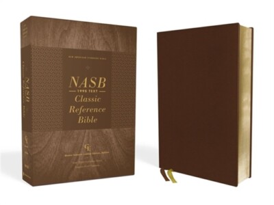 Nasb, Classic Reference Bible, Genuine Leather, Buffalo, Brown, Red Letter, 1995-image