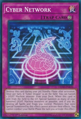 Cyber Network - LEDD-ENB20 - Common - 1st Edition Near Mint Legendary Dragon Dec-image