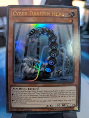 YuGiOh! Cyber Dragon Herz CYHO-EN015 Ultra Rare 1st Ed-image