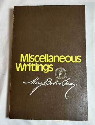 Miscellaneous Writings 1883-1896 By Mary Baker Eddy 1924 Edition-image