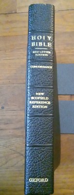Holy Bible New Scofield Reference Edition Oxford 1967 Red Letter Edition-image