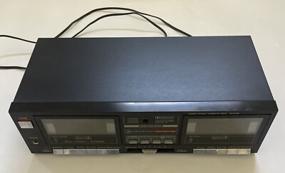 Fisher CR-W36 Stereo Double Cassette Deck Studio Standard FOR PARTS NOT WORKING-image