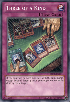 Three of a Kind SDCR-EN031 Yugioh-image