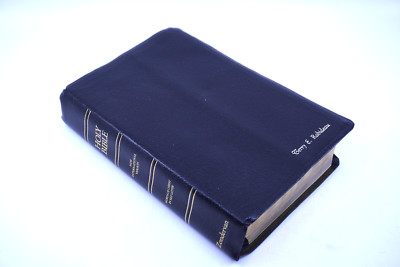 Holy Bible New International Version Zondervan 1986 Red Letter NIV Black Leather-image