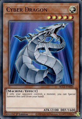 Cyber Dragon - Ultra Rare 1st Edition BLC1-EN020 - NM - YuGiOh-image