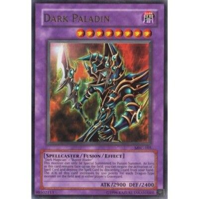 Yu-Gi-Oh! Dark Paladin MFC-105 Ultra Rare Heavy Played Damaged Vintage-image