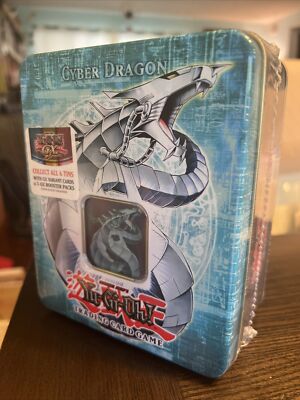UPPER DECK YUGIOH 2006 TIN FRESH FROM CASE CYBER DRAGON SEALED-image