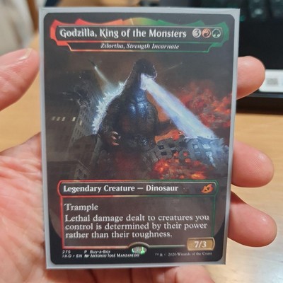 Godzilla King of Monsters MTG Card Collectible Fantasy Game-image
