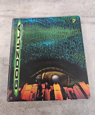 Godzilla 1998 Movie Supervue Complete 1 - 72 Trading Card Set 3 Ring Binder VHTF-image