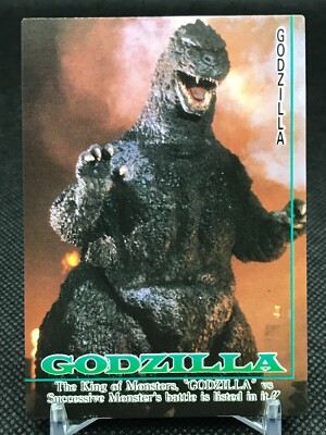 No.58 GODZILLA  Collection Card  Made In Japan 1995 CCG-image