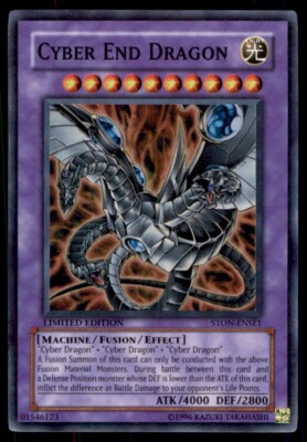 Yu-Gi-Oh! Cyber End Dragon #STON-ENSE1 Light Play-image