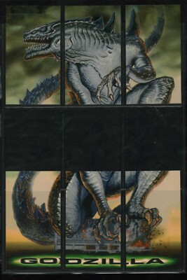1998 Inkworks Godzilla The Movie Supervue Glowzilla Complete Set 6/6 (302377)-image