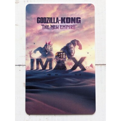 Godzilla x Kong: The New Empire Movie Ticket Card IMAX Collectible Cinema Rare-image