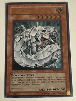 SOI-EN006 Cyber Barrier Dragon Ultimate Rare 1st Edition Yugioh Card LP-image