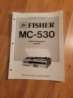 Fisher MC 530 Stereo System Service Manual -image