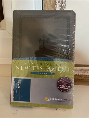 NIV Thinline New Testament Compact (charcoal cover) (Outreach Edition) --image