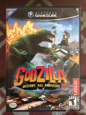 Godzilla Destroy All Monsters Melee (Atari, Nintendo Gamecube, 2002) No Manual-image