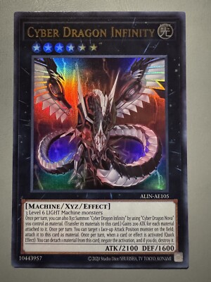 YUGIOH CYBER DRAGON INFINITY ASIA ENGLISH EDITION ALIN-AE105 ULTRA RARE-image