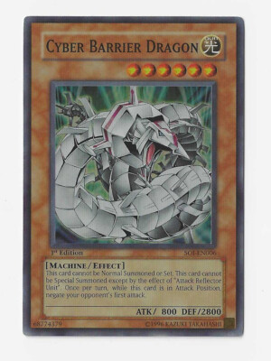1x Cyber Barrier dragon SOI-EN006 - Shadow of Infinity - 1st edition YuGiOh Card-image