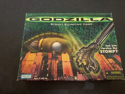 1998 Parker Brothers Godzilla Street Stomping Game-image