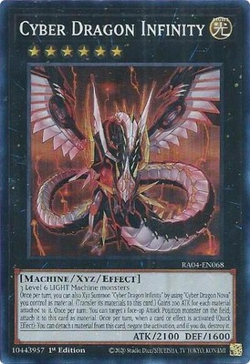 1x Cyber Dragon Infinity - 1st Edition NM Eng YuGiOh - Quarter Century Stampede-image