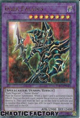 YUGIOH HAC1-EN018 Dark Paladin Duel Terminal Ultra Parallel Rare 1st Edition NM-image