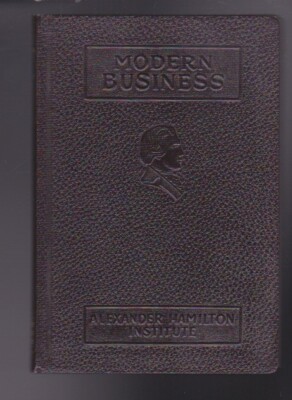 Modern Business: Salesmanship by Alexander Hamilton Institute LEATHER LN 1957-image