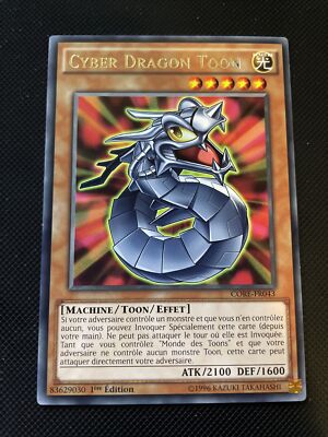YU-GI-OH CARD! CYBER DRAGON TOON CORE-FR043 NEW/MINT FR-image
