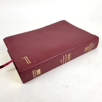 New American Standard Bible: Side Column Reference (1996, Faux Leather) Burgundy-image