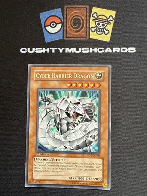 YUGIOH CYBER BARRIER DRAGON RARE DP04-EN002 1ST EDITION -image