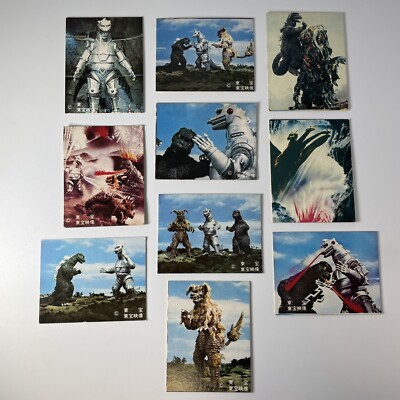 1970’s vintage Trading cards Godzilla japanese King of the monsters cards set..-image