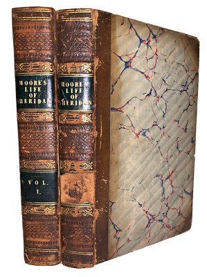 1825, MEMOIRS OF THE LIFE OF RICHARD BRINSLEY SHERIDAN, by THOMAS MOORE, 2 VOL-image