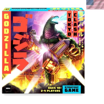 Epic Godzilla: Tokyo Clash Battle Game – 4 Players, Ages 10+ - 45 Minutes of Fun-image