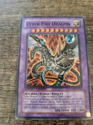 Near Mint* Cyber End Dragon STON-ENSE1 Super Rare Limited Ed.-image