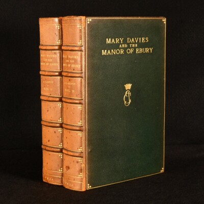 1921 2vol Mary Davies and the Manor of Ebury by Charles T. Gatty First Editio...-image