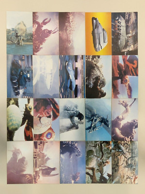 Godzilla Set of 20 D 1990s Vintage TCG TOHO Movie Card EIGA Kaijyu Japanese-image