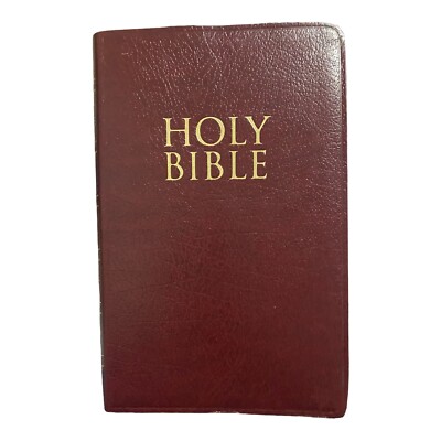 Vintage 1994 Holy Bible KJV Classic Reference Concordance Zondervan Faux Leather-image