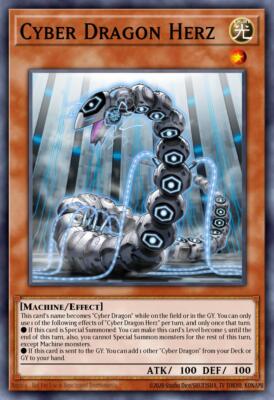 Cyber Dragon Herz super rare SDCS-EN009 Yugioh-image