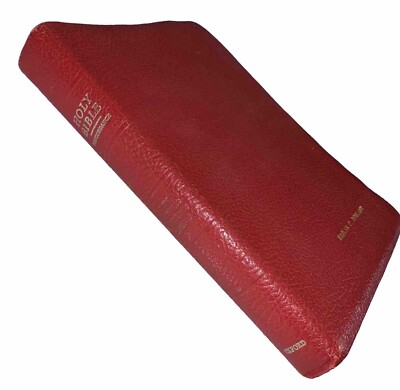 Oxford 1967 Holy Bible New Scofield Reference Edition RED Leather - Thumb Index-image