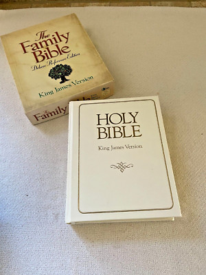 The Family Bible Deluxe Reference Edition King James LARGE with Original Box-image