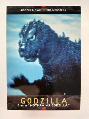 Godzilla #12 - Toho Monster Carddass Masters (1996 Japanese card) vintage kaiju-image