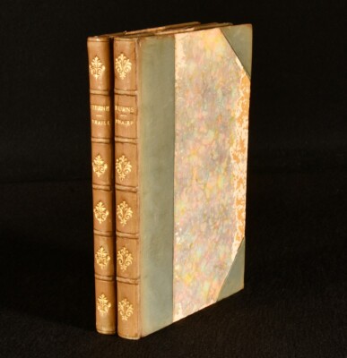 1882-1895 2Vols Sterne Robert Burns English Men of Letters H D Traill Princip...-image