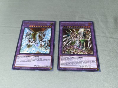 YUGIOH! Cyber End Dragon Cyberdark End Dragon Misprint Set SDCS-EN041 SDCS-EN044-image