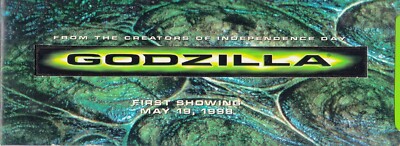 GODZILLA MOVIE 1998 TOHO TRISTAR FILM FRAME REPRODUCTION CARD-image