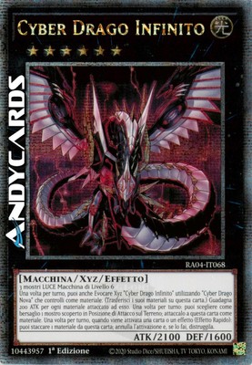 CYBER INFINITE DRAGON (Cyber Dragon Infinity) Quarter Century • RA04 IT068 • 1Ed-image