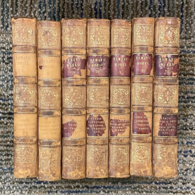 The Works of Mrs Hemans (1829) Complete 7 Vol. Felicia Hemans Poetry With Memoir-image